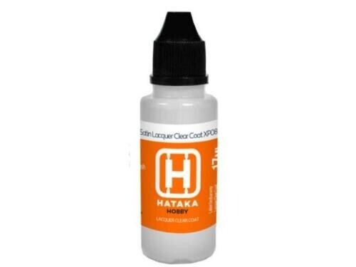 Hataka Hobby Satin Lacquer Clear Coat For Lacquer Based Paints 17ml (HTK-XP08)