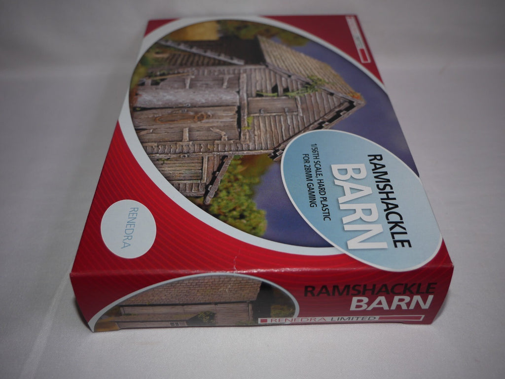 Renedra Ltd Generic Scenery & Bases 1/56th (28mm) Scale Ramshackle Barn - RNRB