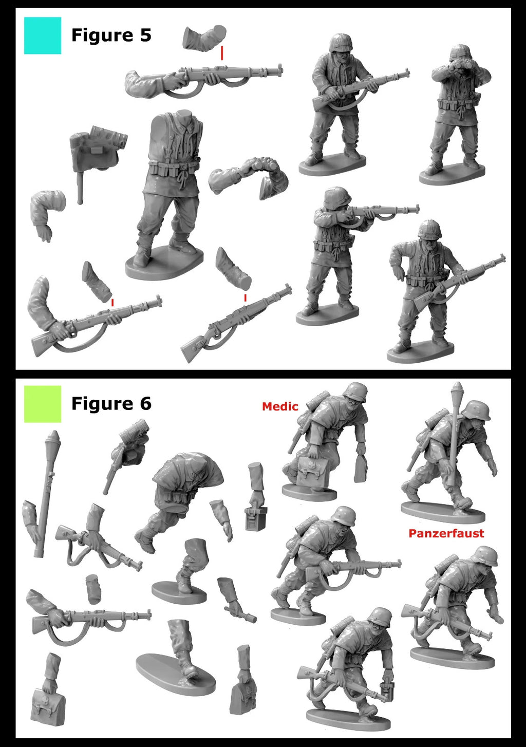 Victrix 28mm WW2 Late War German Infantry & Heavy Weapons (1944 - 1945) - VW2001