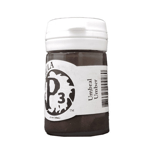 Formula P3 Acrylic Paint Range Umbral Umber (18ml) Flip Top Bottle - PIP 93028