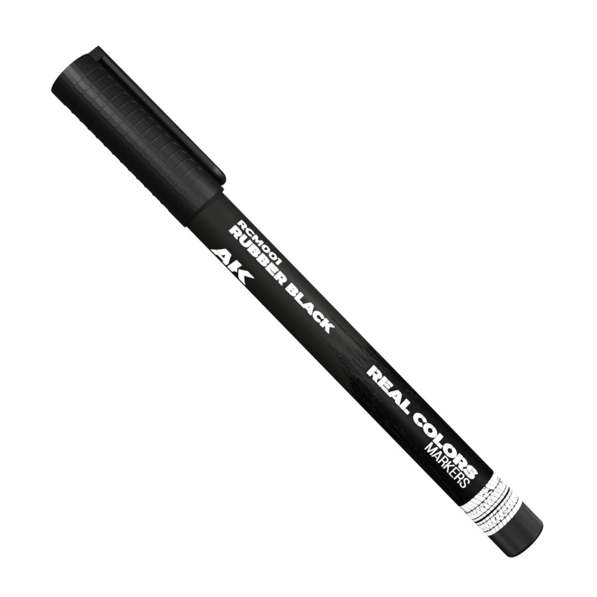 AK Interactive Real Colors Acrylic Fast Dry Paint Marker Pen Rubber Black RCM001
