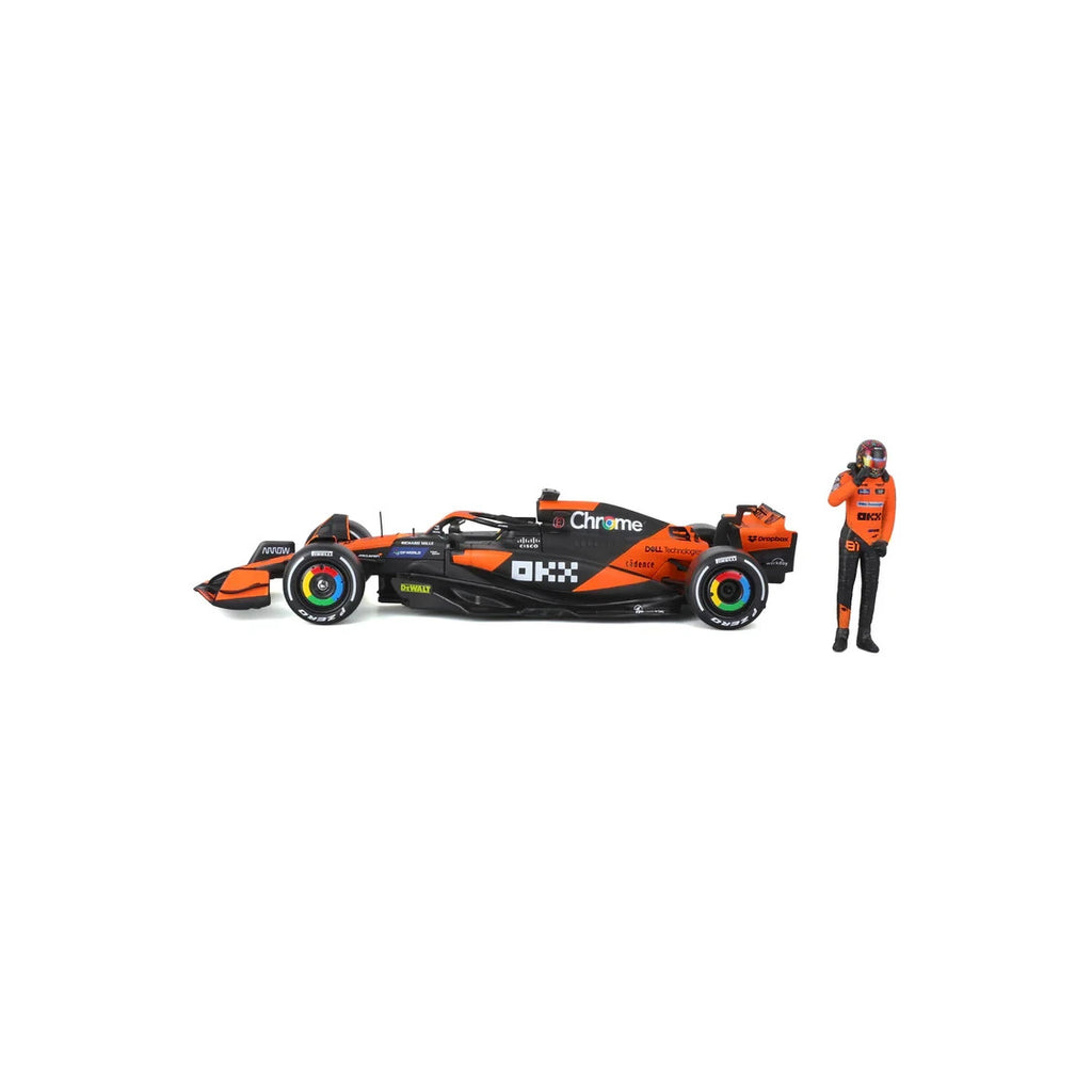Burago 1:24 McLaren MCL38 Miami Grand Prix 2024 No.81 Oscar Piastri - #18-28040P