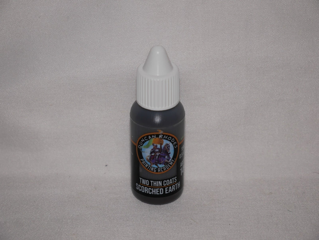 Duncan Rhodes Painting Academy 'Two Thin Coats' Scorched Earth 15ml Bottle 10052