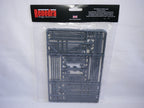 Renedra Limited Generic Scenery & Bases 1/56 Scale Mixed Fences Grey 2 Pack RN8