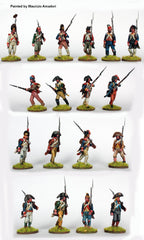 Perry Miniatures 28mm Hard Plastic Revolutionary French Infantry (1789-1802) - REVF80