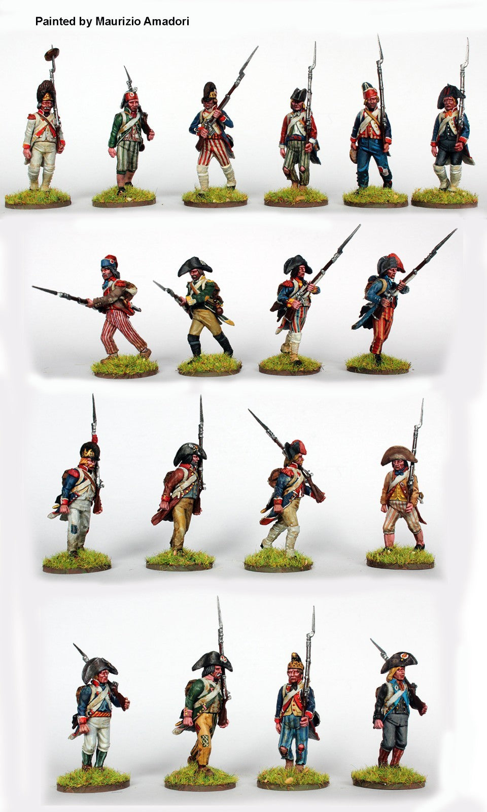 Perry Miniatures 28mm Hard Plastic Revolutionary French Infantry (1789-1802) - REVF80