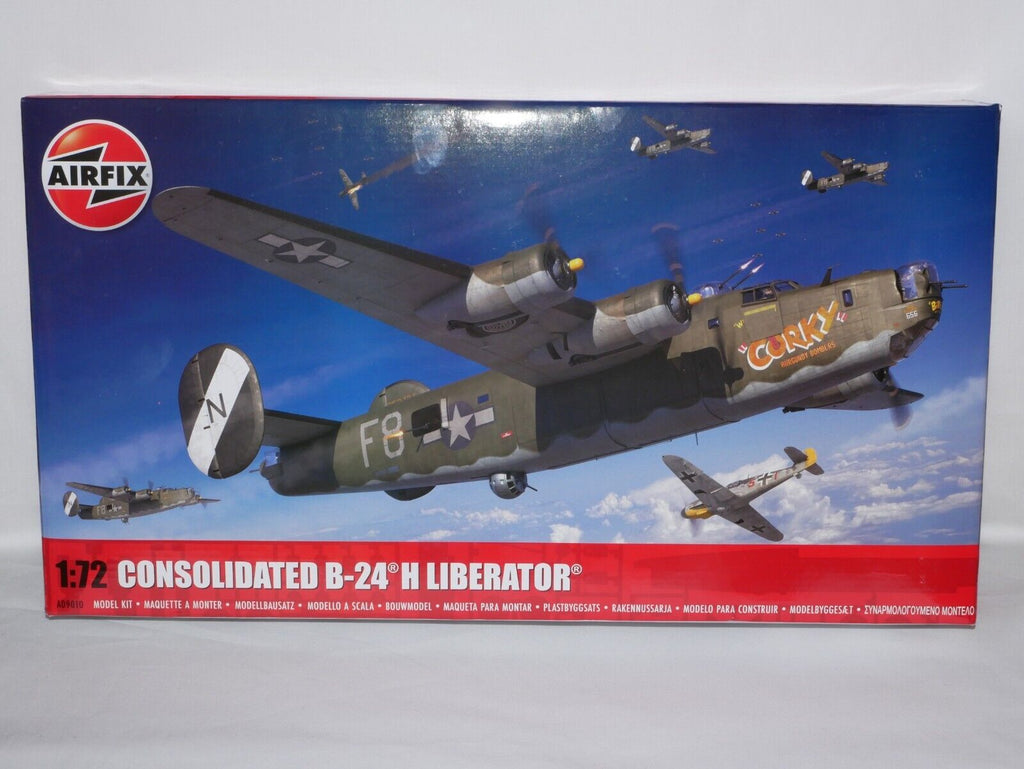 Airfix 1:72 Scale Consolidated B-24H Liberator Model Kit Skill Level 3 - A09010