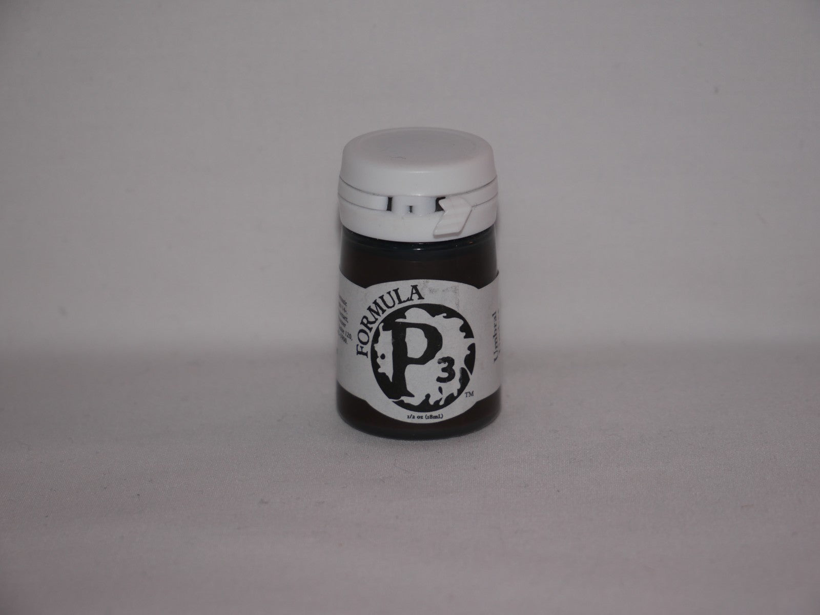 Formula P3 Acrylic Paint Range Umbral Umber (18ml) Flip Top Bottle - PIP 93028