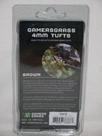 Gamers Grass Wild Brown 4mm Tufts For Wargaming Mini Bases (70) Per Pack - GG4-B