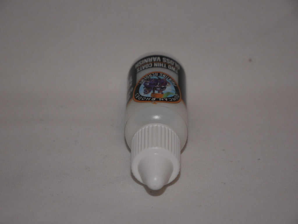 Duncan Rhodes Painting Academy Two Thin Coats Gloss Varnish 15ml Bottle - 10512