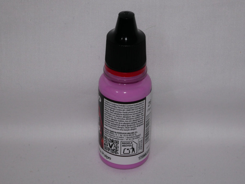 Vallejo Game Color Acrylic Range Squid Pink 18ml/0.6 fl oz Dropper Bottle 72.013