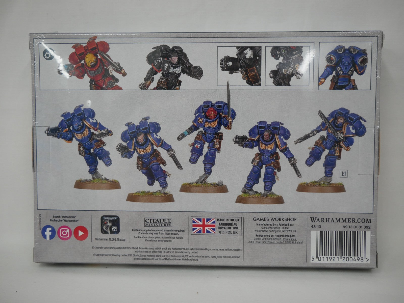 Games Workshop Warhammer 40K Space Marines Jump Pack Assault Intercessors - (48-75)