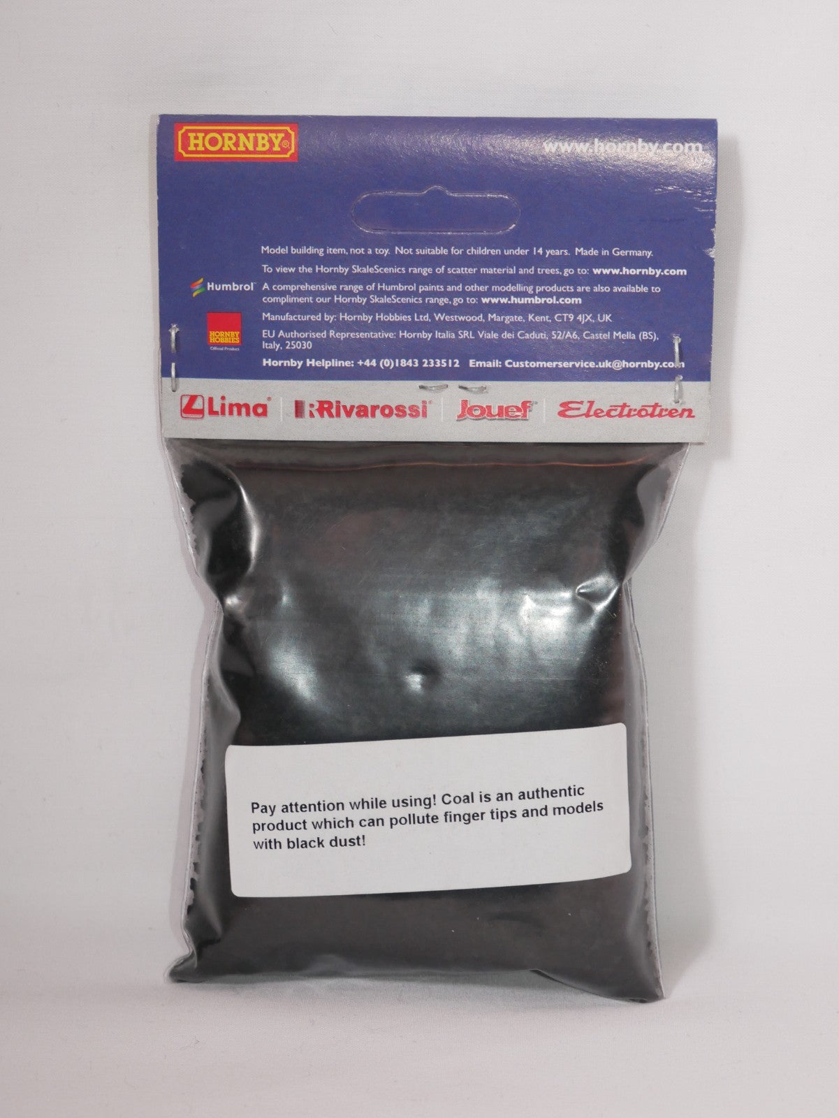 Hornby Skale Railway Scenics HO/OO Gauge Realistic Coal Ballast 100g Bag - R7170