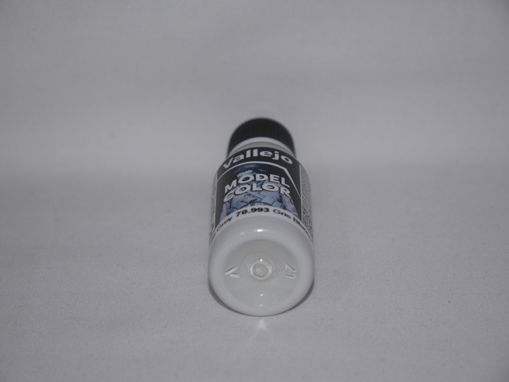 Vallejo Model Color White Grey Acrylic 18ml/0.60 fl oz Dropper Bottle - 70.993