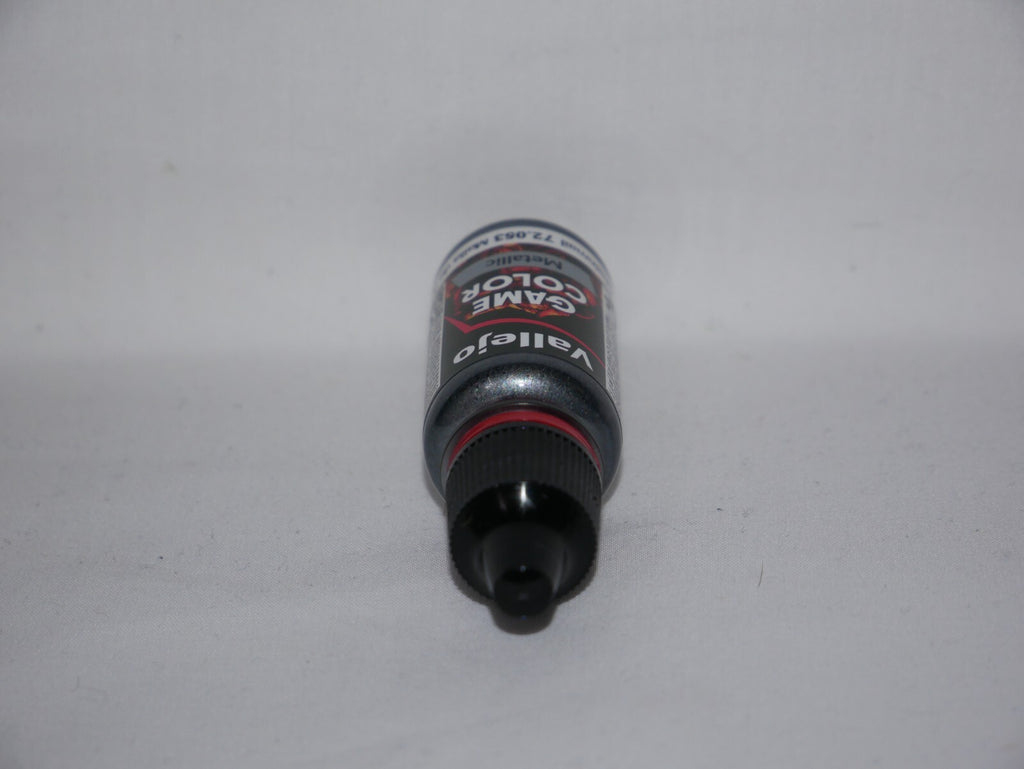Vallejo Game Color Acrylic Metallics Chainmail Silver 18ml Dropper Bottle 72.053