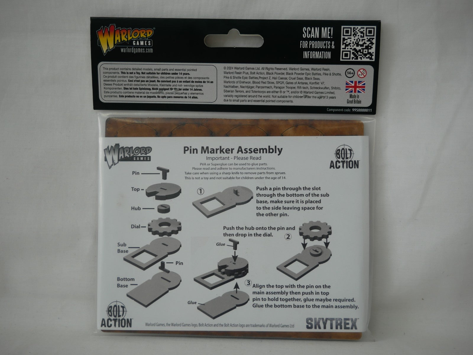Warlord Games & Skytrex Bolt Action MDF Unit Pin Markers For Germany - 408800007