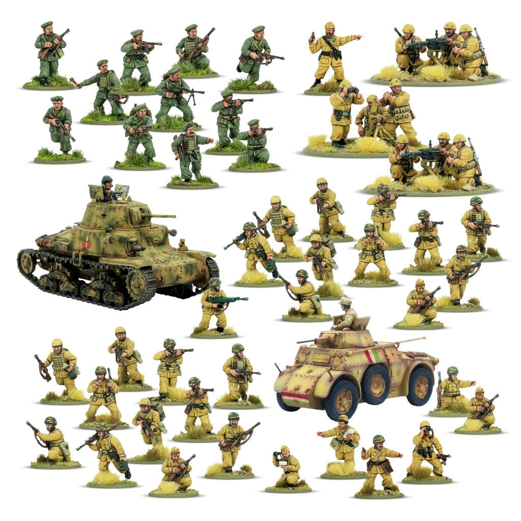 Warlord Games Bolt Action 1:56 Scale Lions Of The Folgore Italian Paracadutisti Starter Army - 402615802