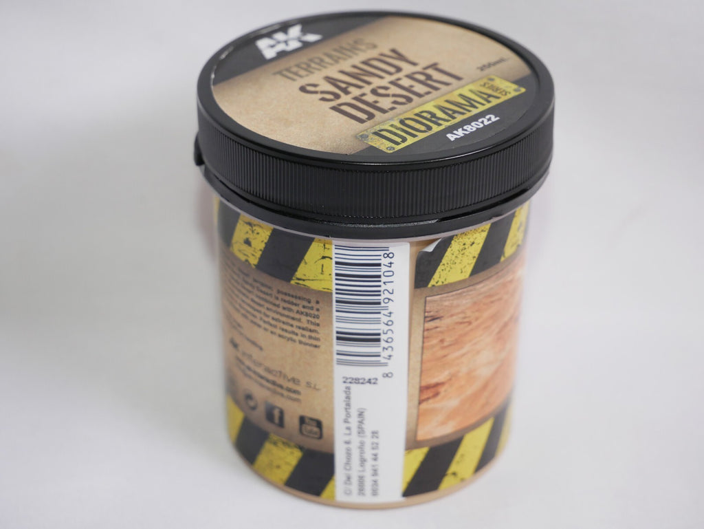 AK Interactive Diorama Terrains Sandy Desert Acrylic 250ml Tub - AK8022