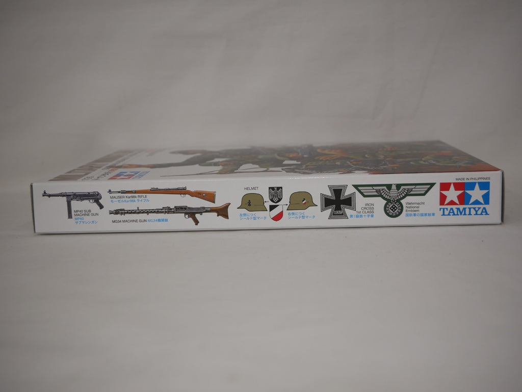 Tamiya Military Miniatures 1:35 Scale WW2 German Assault Troops Infantry - 35030