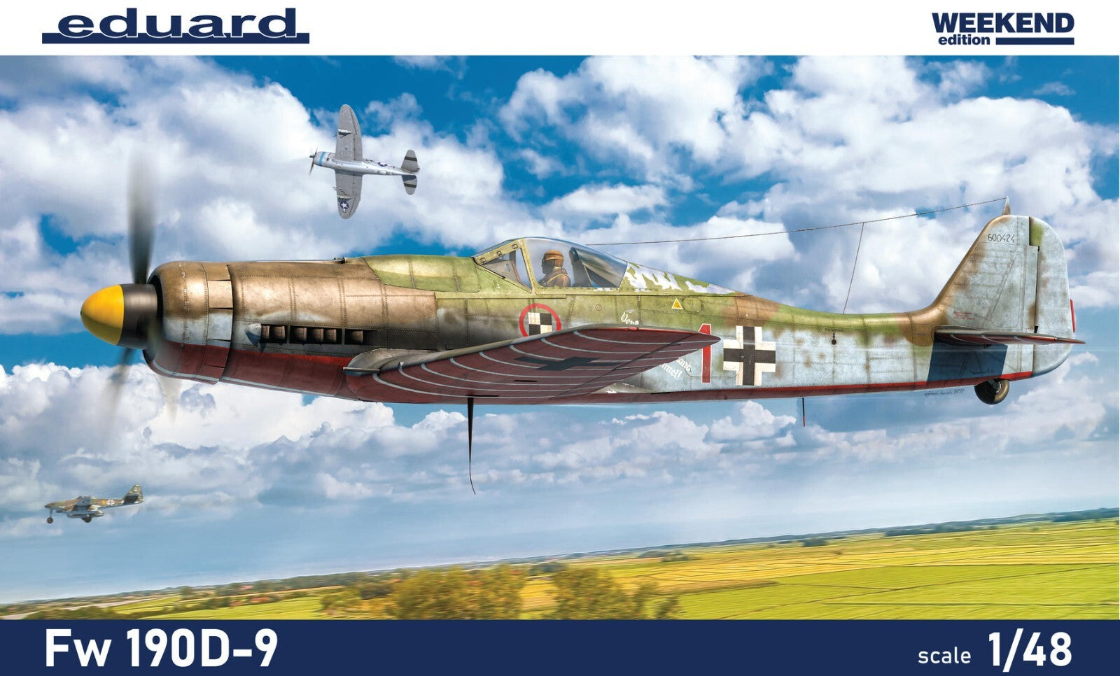 Eduard 1:48 Scale Plastic Model Kits Focke-Wulf Fw 190D-9 Weekend Edition - 84102