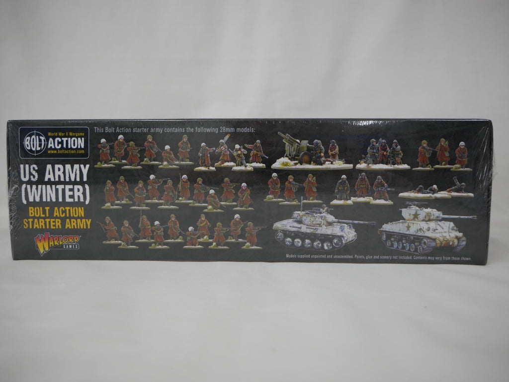Warlord Game Bolt Action 1:56 Scale WWII US Army (Winter) Starter Army Set - 402613003