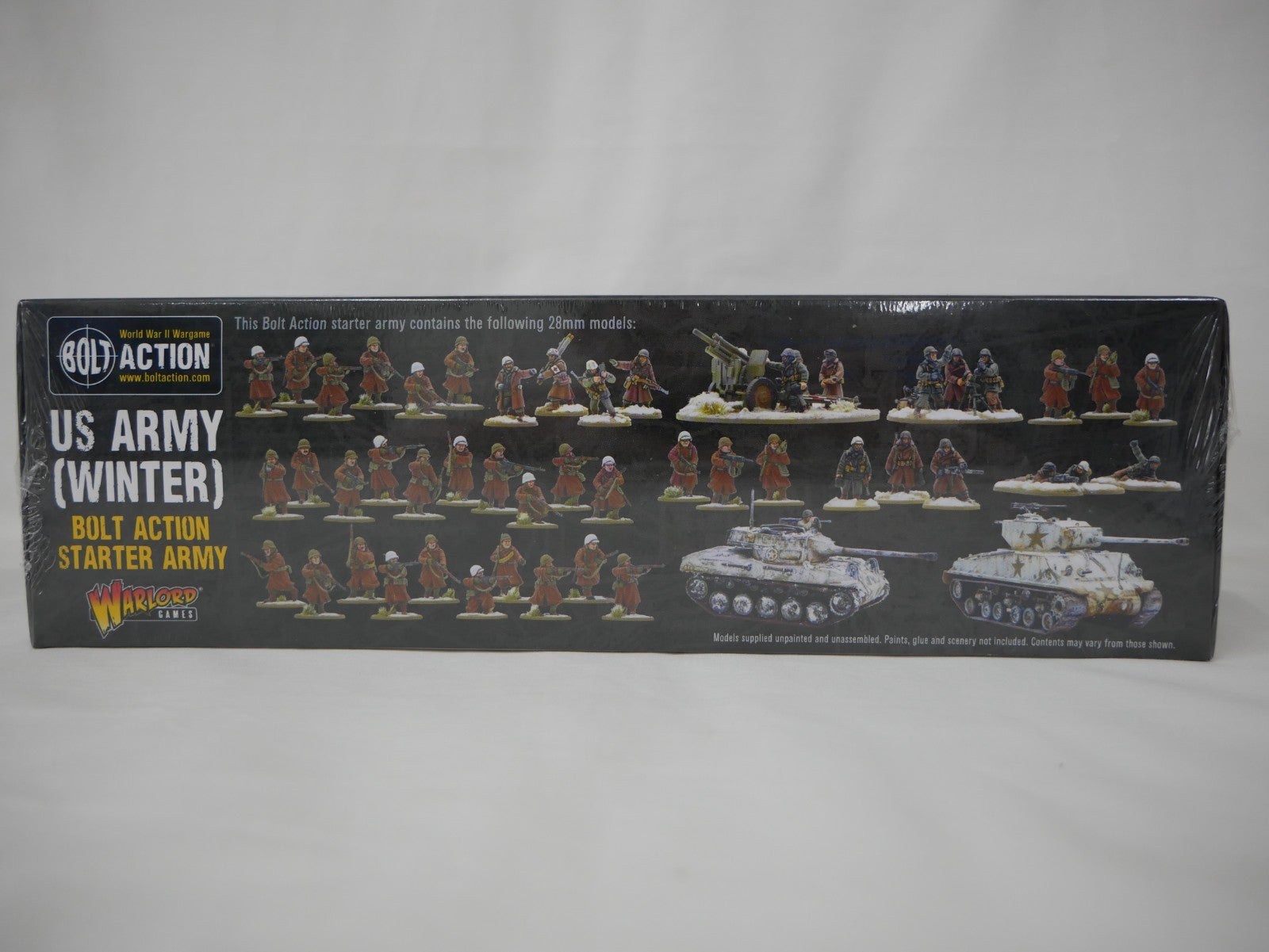 Warlord Game Bolt Action 1:56 Scale WWII US Army (Winter) Starter Army Set - 402613003