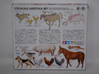 Tamiya Military Miniatures Series (No. 128) 1:35 Scale Livestock Model Set 35128