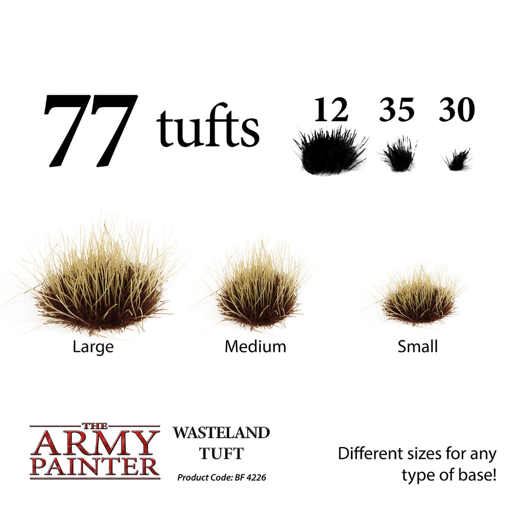 The Army Painter Battlefields Wasteland Tufts For Wargaming (77) Per Pack BF4226