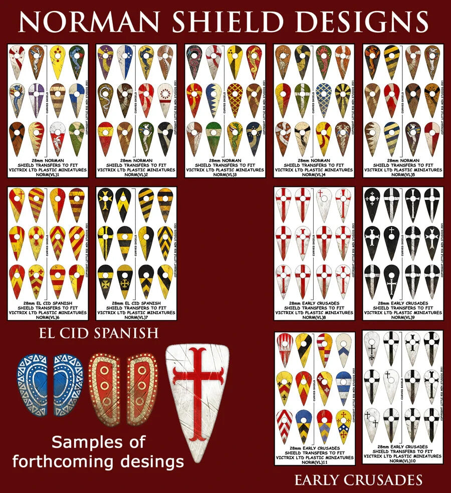 Victrix Warriors Of The Dark Ages 28mm Scale Hard Plastic Norman Cavalry VXDA005