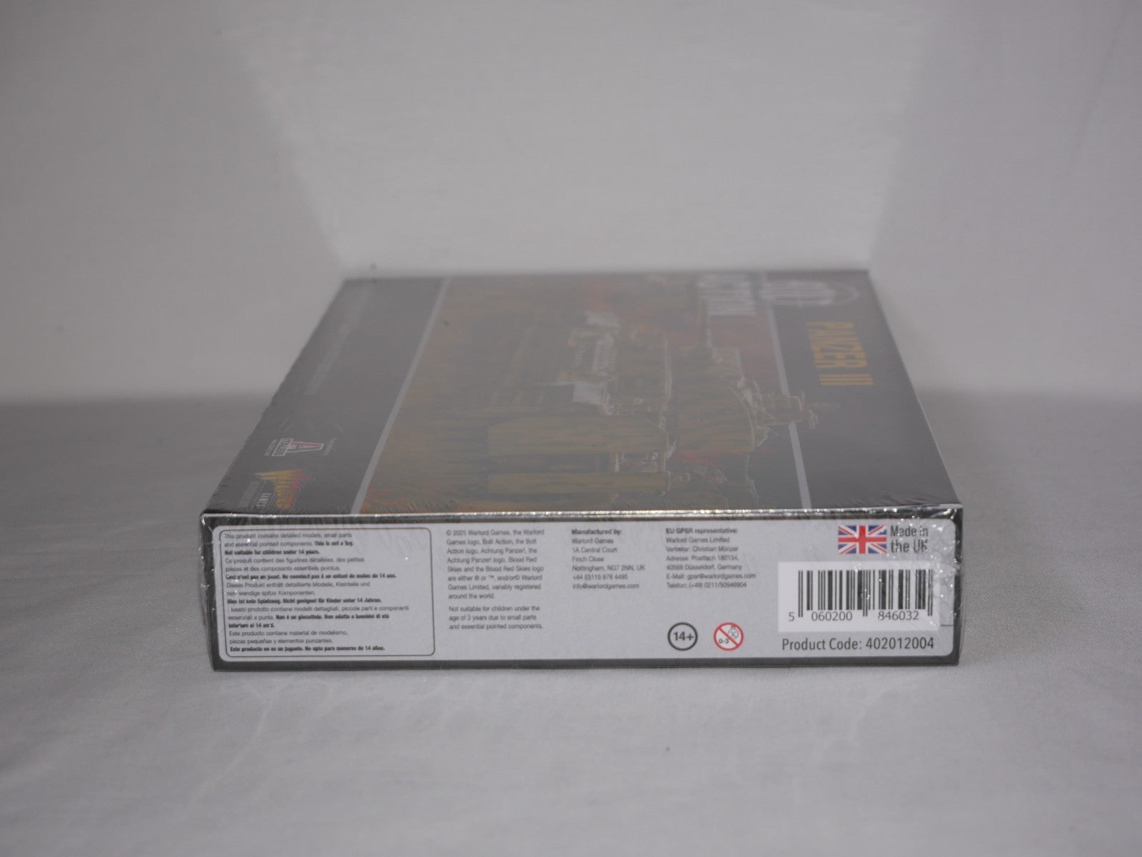 Warlord Games Bolt Action 1:56 Scale WW2 German Panzer III Medium Tank 402012004