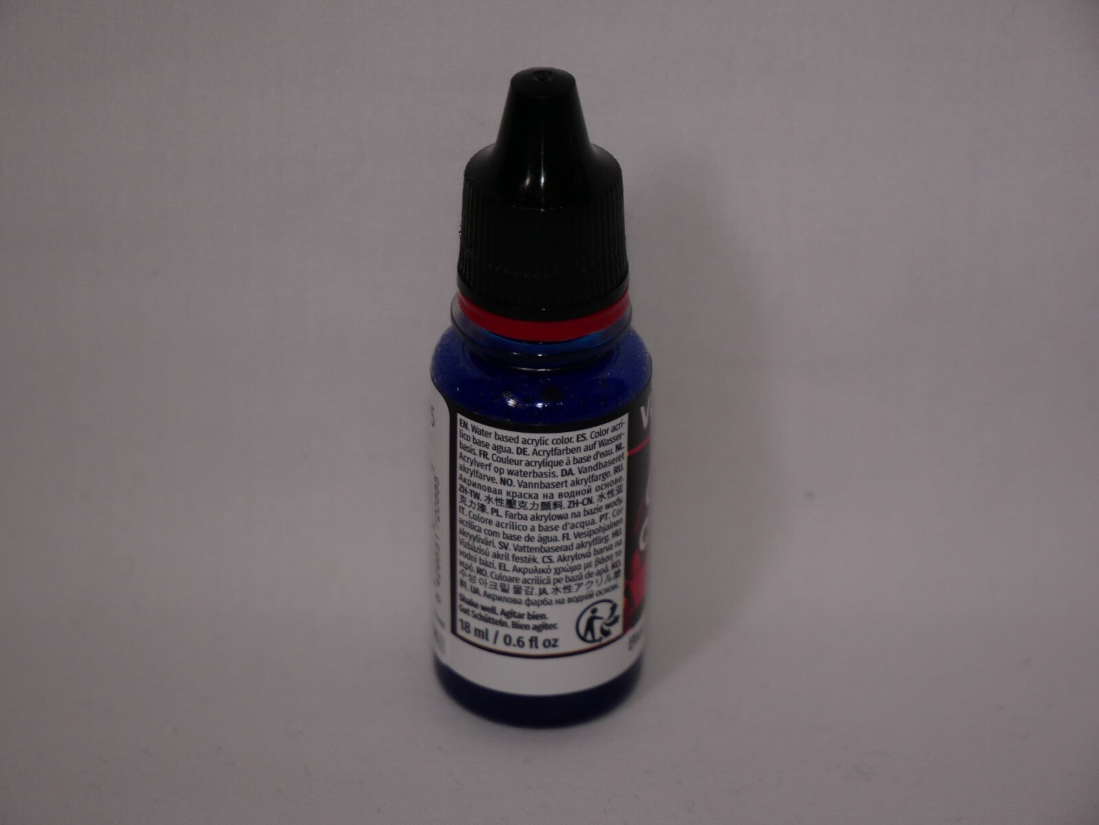 Vallejo Game Color Acrylic Ink Range Blue 18ml/0.6 fl oz Dropper Bottle - 72.088