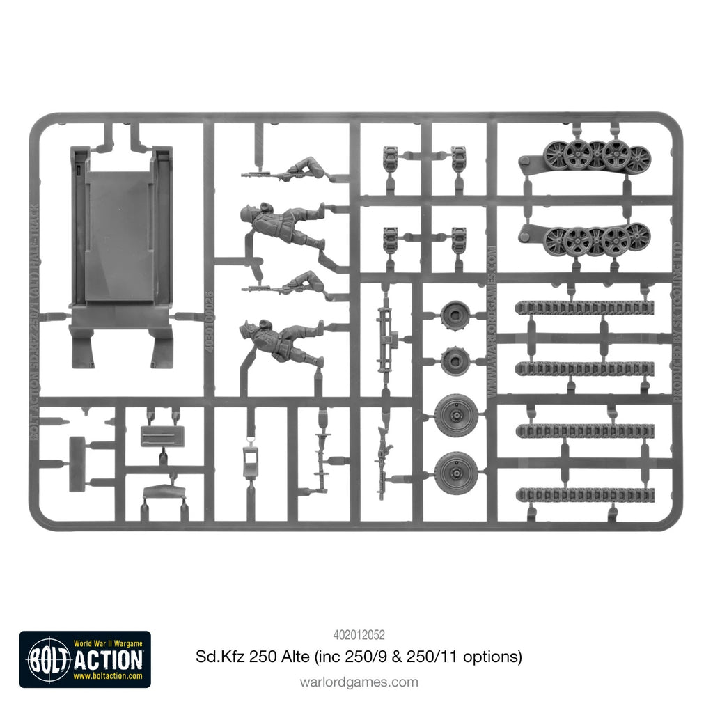 Warlord Games Bolt Action 1:56 Scale WWII SD.KFZ 250 (ALTE) Half-Track - 402012052