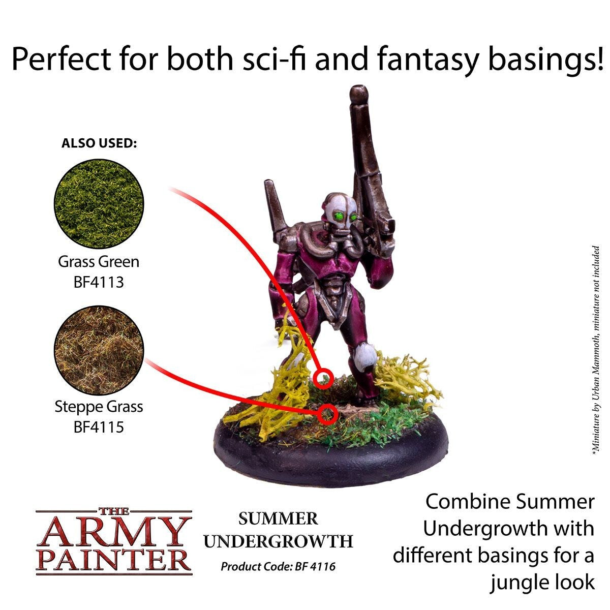 The Army Painter Battlefield Summer Undergrowth For Mini Bases 150ml Tub BF4116