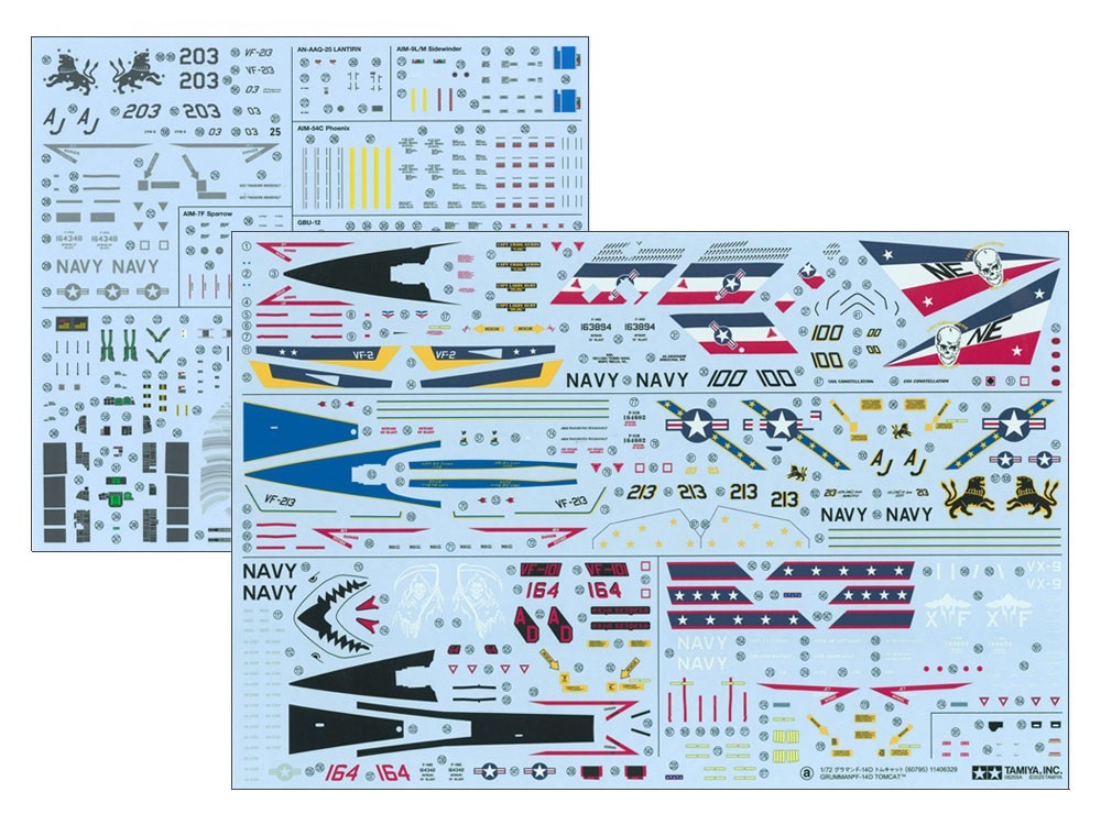 Tamiya 1:72 Scale War Bird Collection Series No.95 Grumman F-14D Tomcat - 60795