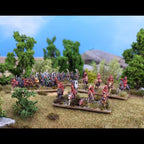 Wargames Atlantic Grand Battle Scale Hard Plastic 10mm Samurai Figures WAARN004S