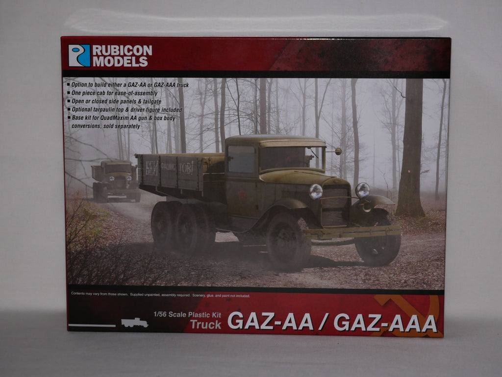 Rubicon Models 1:56 (28mm) Scale WWII Soviet GAZ-AA / GAZ-AAA Truck - 280063