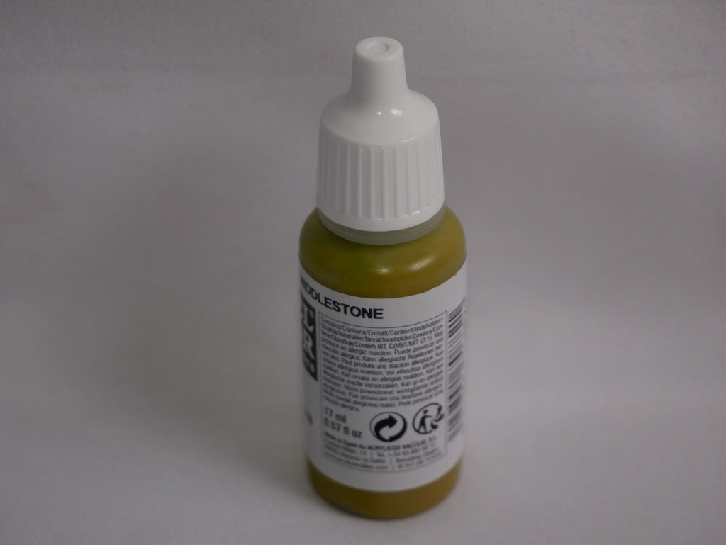 Vallejo Model Color Middle Stone Acrylic 17ml/0.57 fl oz Dropper Bottle - 70.882