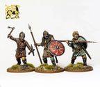 Victrix Warriors Of The Dark Ages 28mm Early Saxon Unarmoured Warriors - VXDA016