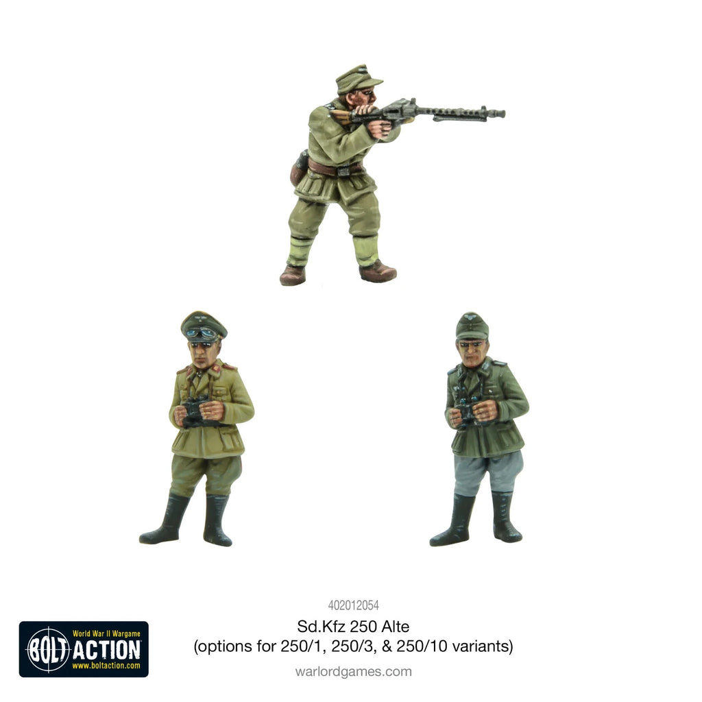 Warlord Games Bolt Action 1:56 Scale WWII SD.KFZ 250 (ALTE) Half-Track 402012054