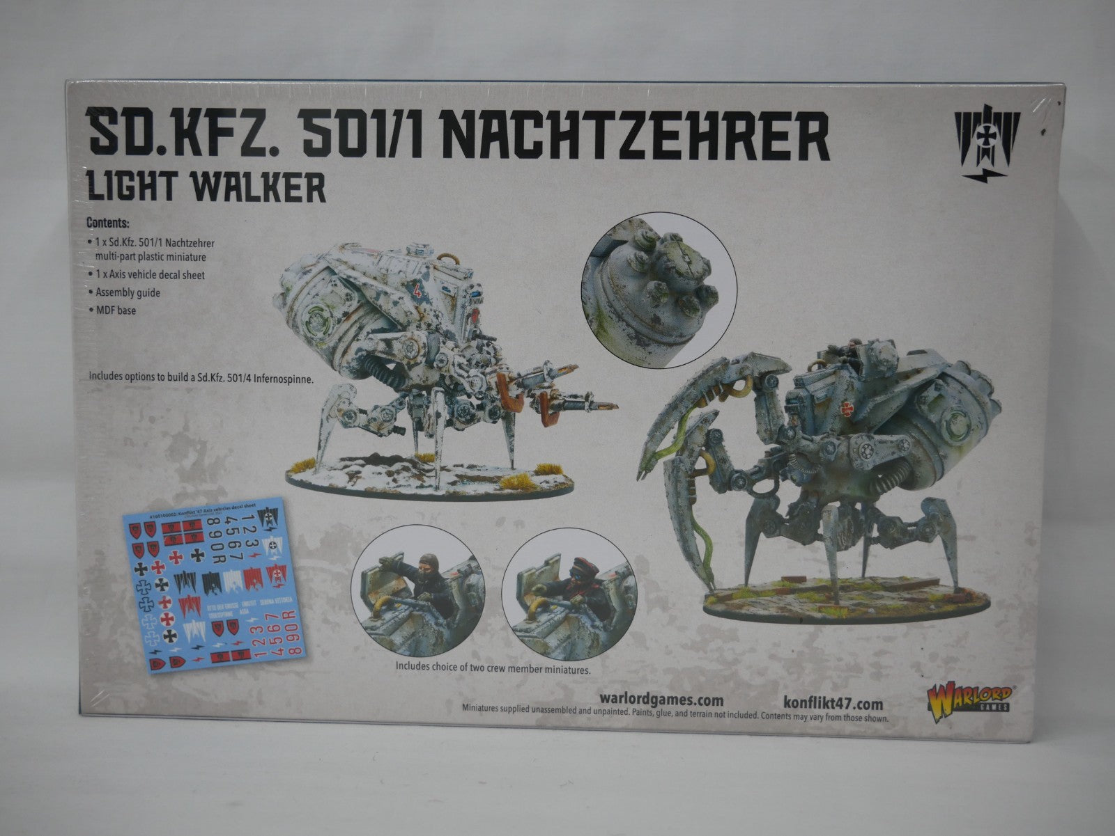 Warlord Games Konflikt 47 1:56 Scale Axis Sd.Kfz. 501/1 Nachtzehrer - 452010205
