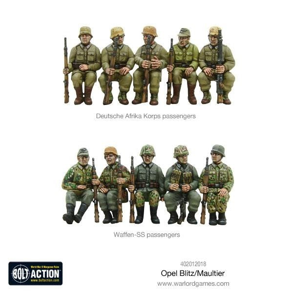 Warlord Games Bolt Action 1:56 Scale WWII German Opel Blitz/Maultier - 402012018