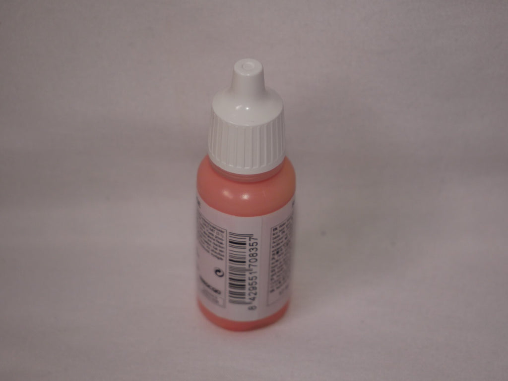 Vallejo Model Color Salmon Rose Acrylic 17ml/0.57 fl oz Dropper Bottle - 70.835