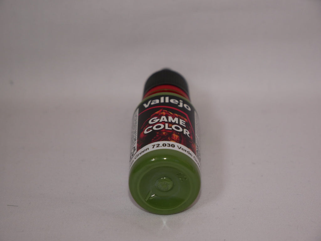 Vallejo Game Color Acrylics Goblin Green 18ml/0.6 fl oz Dropper Bottle - 72.030