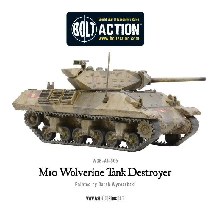 Warlord Games Bolt Action 1:56 Scale US M10 Wolverine Tank Destroyer - 402013007