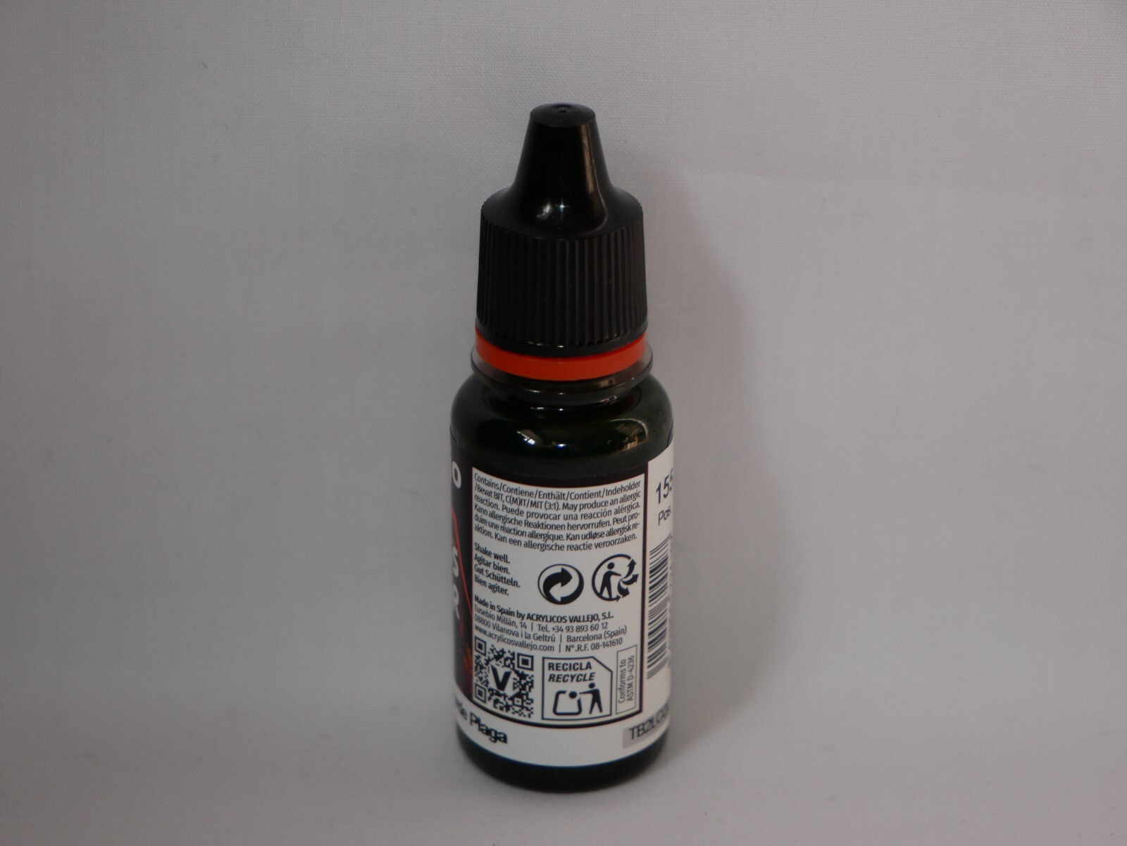 Vallejo Xpress Color Acrylics Plague Green 18ml/0.6 fl oz Dropper Bottle 72.419