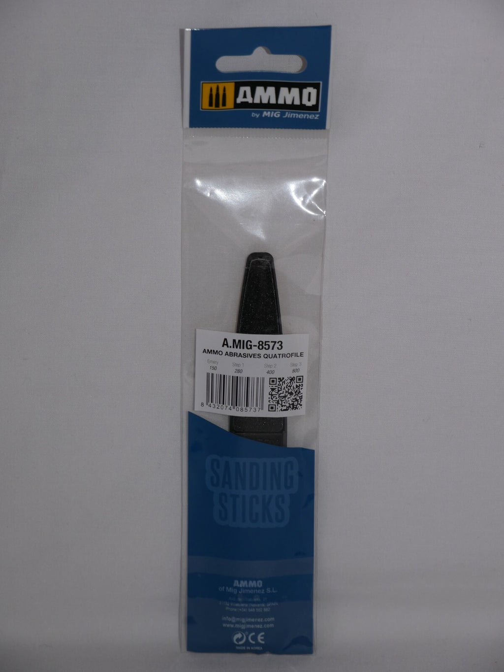 Ammo By Mig Jimenez Ammo Abrasives Quatrofile (150/280/400/800) Grit A.MIG-8573