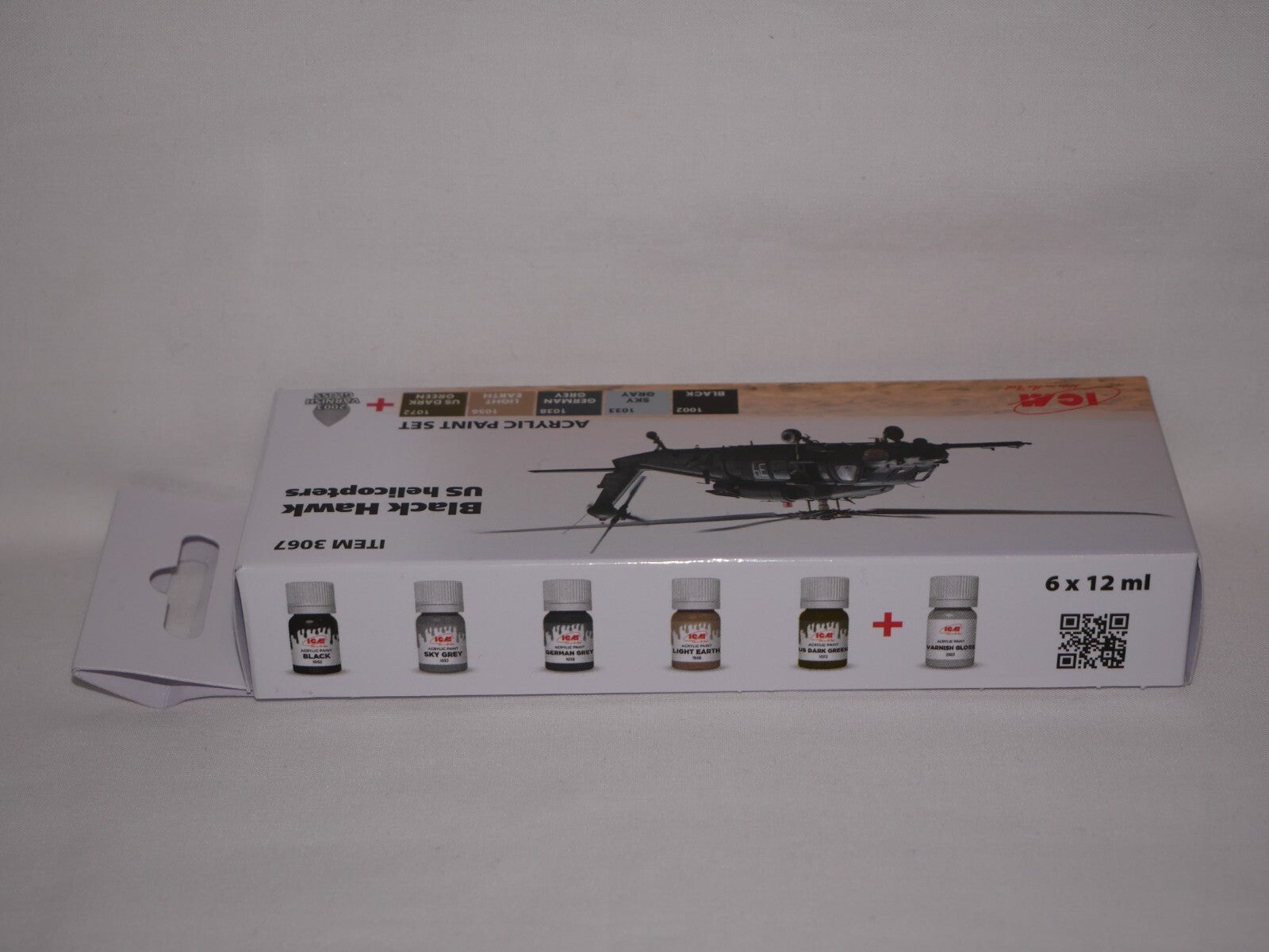 ICM Black Hawk US helicopters Model Kit 6 piece 12ml Acrylic Paints Set - 3067