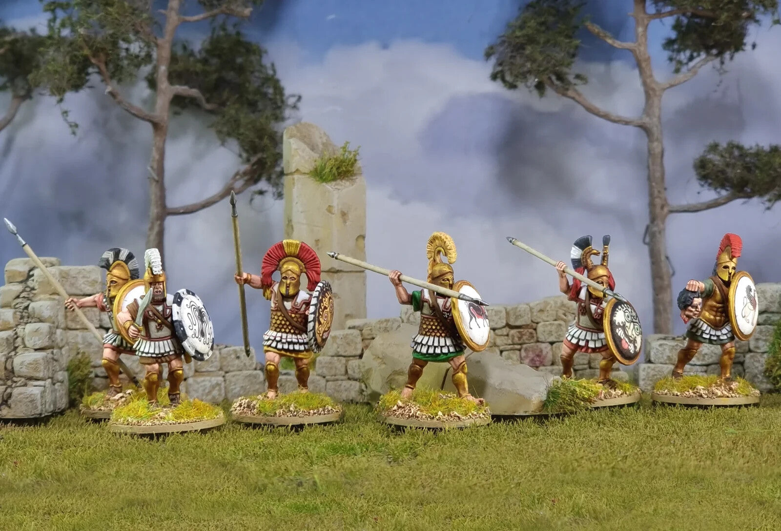 Victrix Greek And Persian Wars 28mm Hard Plastic Greek Hoplites  Models - VXA050