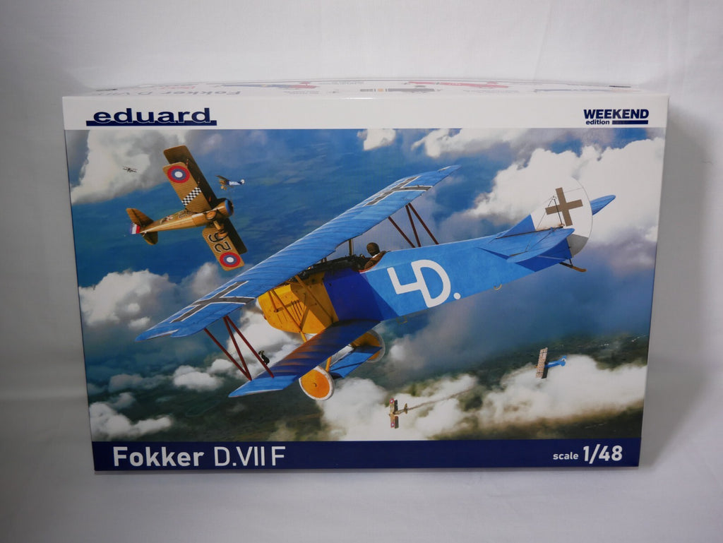 Eduard 1:48 Scale Plastic Kits World War 1 Fokker D. VIIF Weekend Edition - 8483
