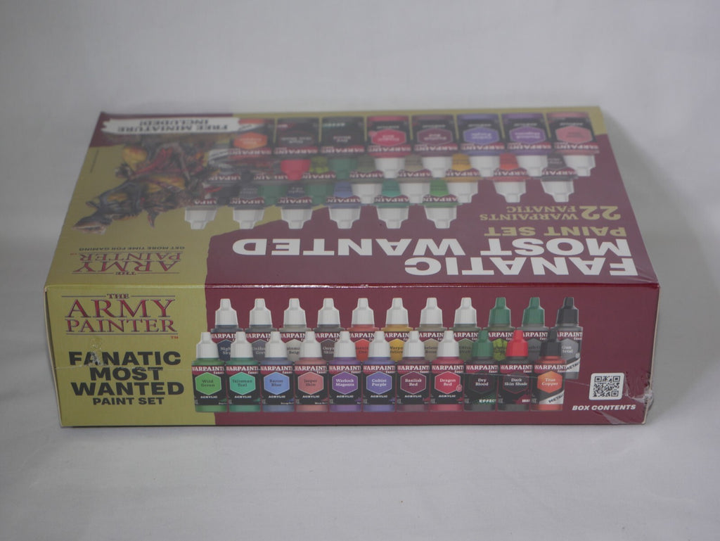 The Army Painter Warpaints Fanatic Most Wanted  Paint Set (22 Colours) - WP8071